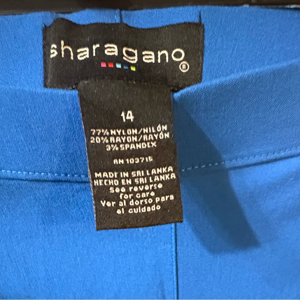 Sharagano Vibrant Blue Trousers - Picture 4 of 5